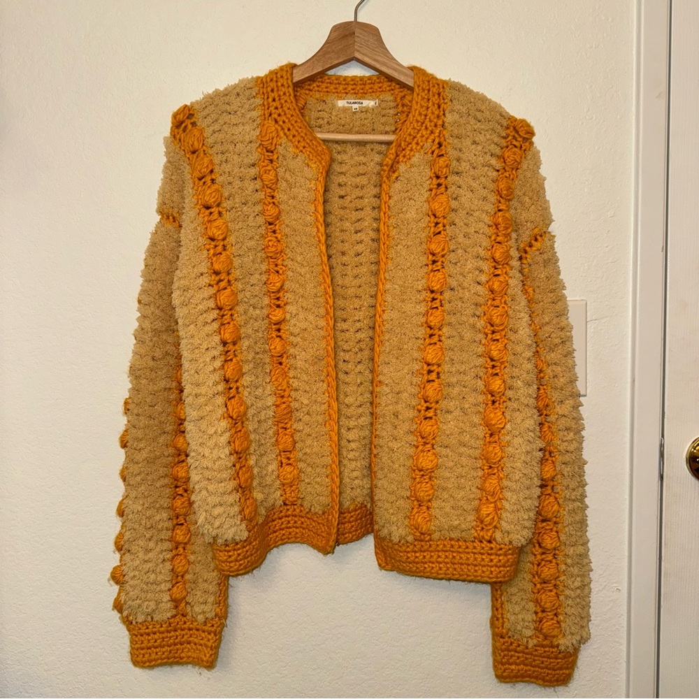 Tularosa Yellow Knit Jacket, never worn